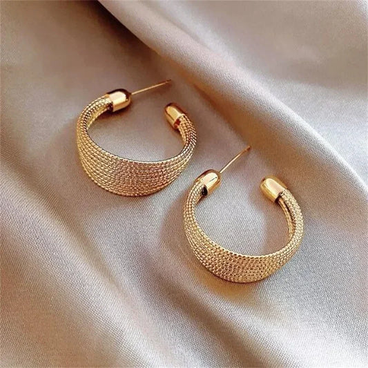 Luckacco Minimalist Silver Color Multilayer Lines Rings For Women Modern Fashion Female Finger-rings Versatile Jewelry Bulk