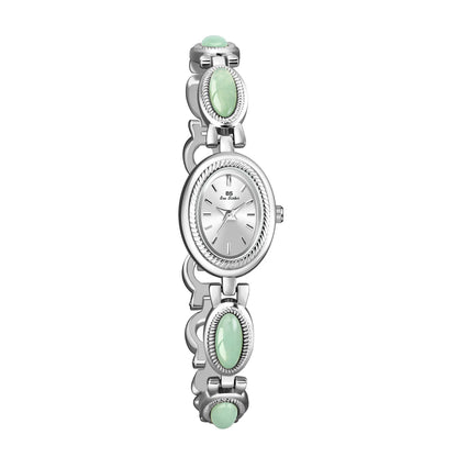 Luckacco Oval Rhinestone 2025 Ladies Wrist Watches Top Brand Luxury For Women Bracelet Watches Gold relogio feminino dropshipping Fashion
