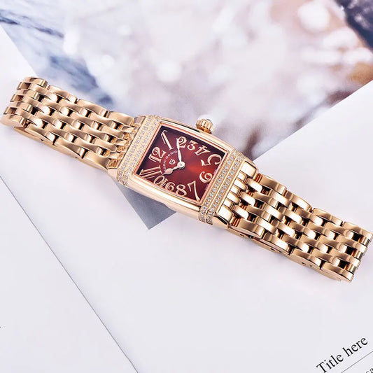 Luckacco PAGANI DESIGN Top Brand Luxury Fashion Womens Watch Sapphire Glass Stainless Steel Quartz Watches 22mm Waterproof Clock 2025 New