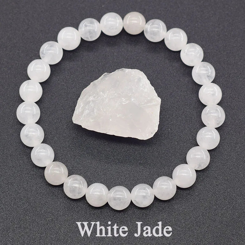 luckacco natural amethyst quartz crystal bead bracelet health bracelet for women weight loss fatigue pressure fatigue relief yoga jewelry