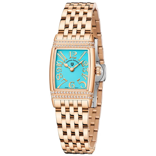 Luckacco PAGANI DESIGN Top Brand Luxury Fashion Womens Watch Sapphire Glass Stainless Steel Quartz Watches 22mm Waterproof Clock 2025 New