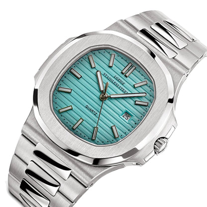 Luckacco LGXIGE TOP Luxury Brand Japan Quartz Watches Men Stainless Steel Military Watch Causal Fashion Business Clock Male Wristwatch