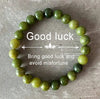 Luckacco 1pc Fashion Natural blood stone Geometric Bracelet men Women summer lucky braclets Boyfriend Birthday Gift Father's Day gifi
