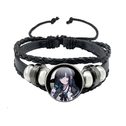 Luckacco I Love Ado Bracelets Ado Kyogen X Uta Glass Bracelets Art Multilayer Braided Bracelets Bangles Jewelry Ornament Accessories Fans