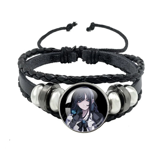Luckacco I Love Ado Bracelets Ado Kyogen X Uta Glass Bracelets Art Multilayer Braided Bracelets Bangles Jewelry Ornament Accessories Fans