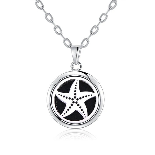 Luckacco New Tree Of Life Aromatherapy Necklace Stainless Steel Essential Oil Diffuser Amulet Perfume Locket Pendant Women Jewelry Gift