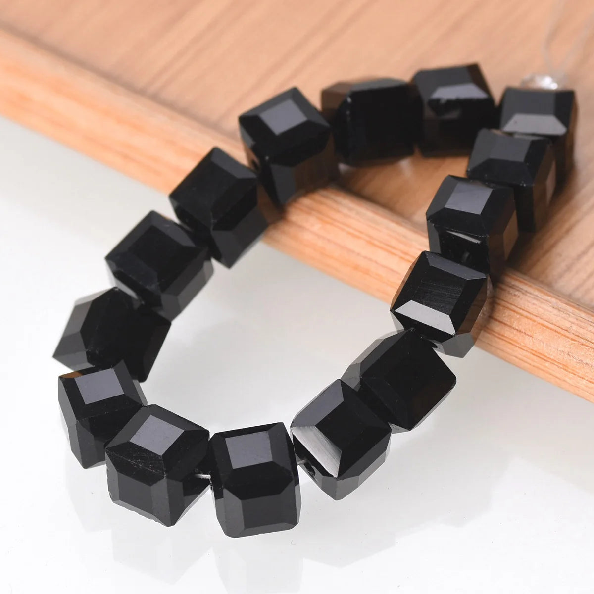 luckacco 3mm 4mm 6mm 8mm 10mm cube square faceted czech crystal glass loose crafts beads  lot for jewelry making diy part 1