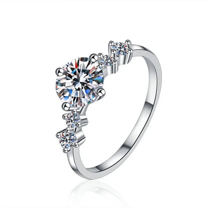 Luckacco European and American Fashionable Stainless Steel Women's Rings Party Repurchase Gifts