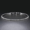 Luckacco Fashion Multicolor Tennis Bracelet for Women 2.5/3/4/5mm Zirconia Charm Designer Tennis Chain Men Bracelet Wedding Jewelry KC128