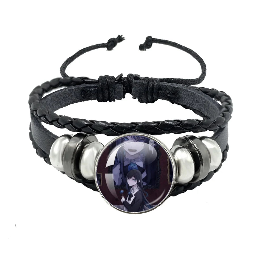 luckacco i love ado bracelets ado kyogen x uta glass bracelets art multilayer braided bracelets bangles jewelry ornament accessories fans
