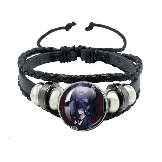 Luckacco I Love Ado Bracelets Ado Kyogen X Uta Glass Bracelets Art Multilayer Braided Bracelets Bangles Jewelry Ornament Accessories Fans