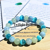 Luckacco 1pc/Twilight  Bracelet made of natural stone  cat's eye aquamarine moonstone handmade jewelry men and women change and balance