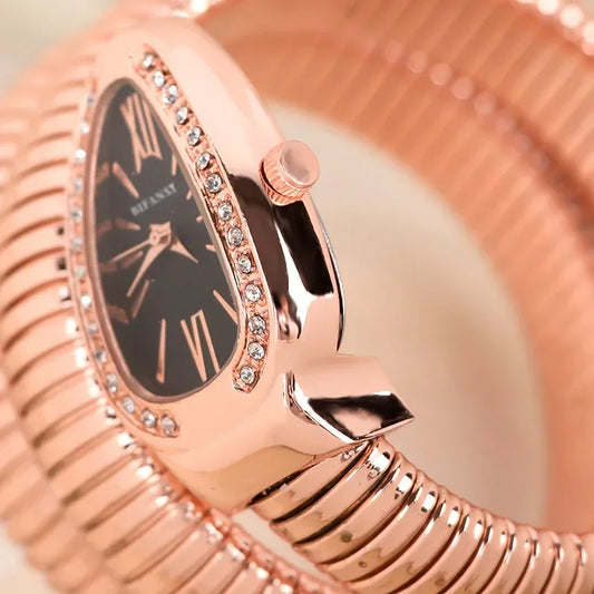 Luckacco High-quality Luxury Women Quartz Watch Bracelet Stainless Steel Wristwatch Fashion Gold Ladies Watches Clock Relógio Feminino