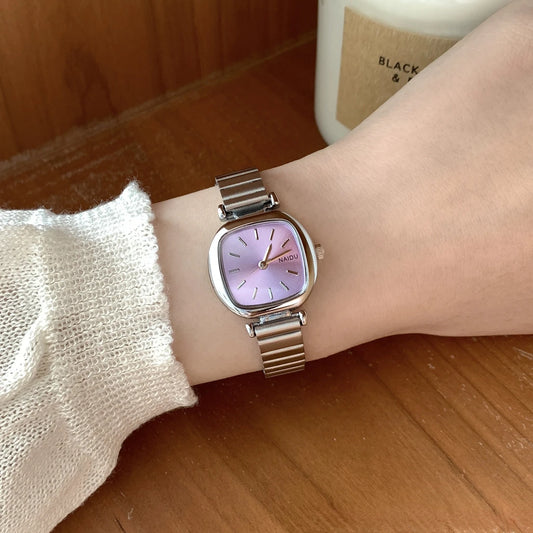 Luckacco Brand Women Quartz Watch Adjustable Stainless Steel Strap Luxury Gift Ladies Wristwatch  Clock Relojes Para Mujer