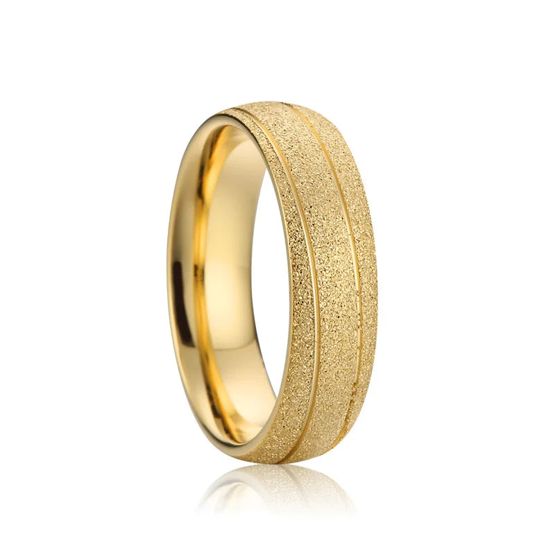 luckacco usa size 5 to 15 western titanium fashion jewelry couple wedding rings for men and women alliance love marriage finger ring