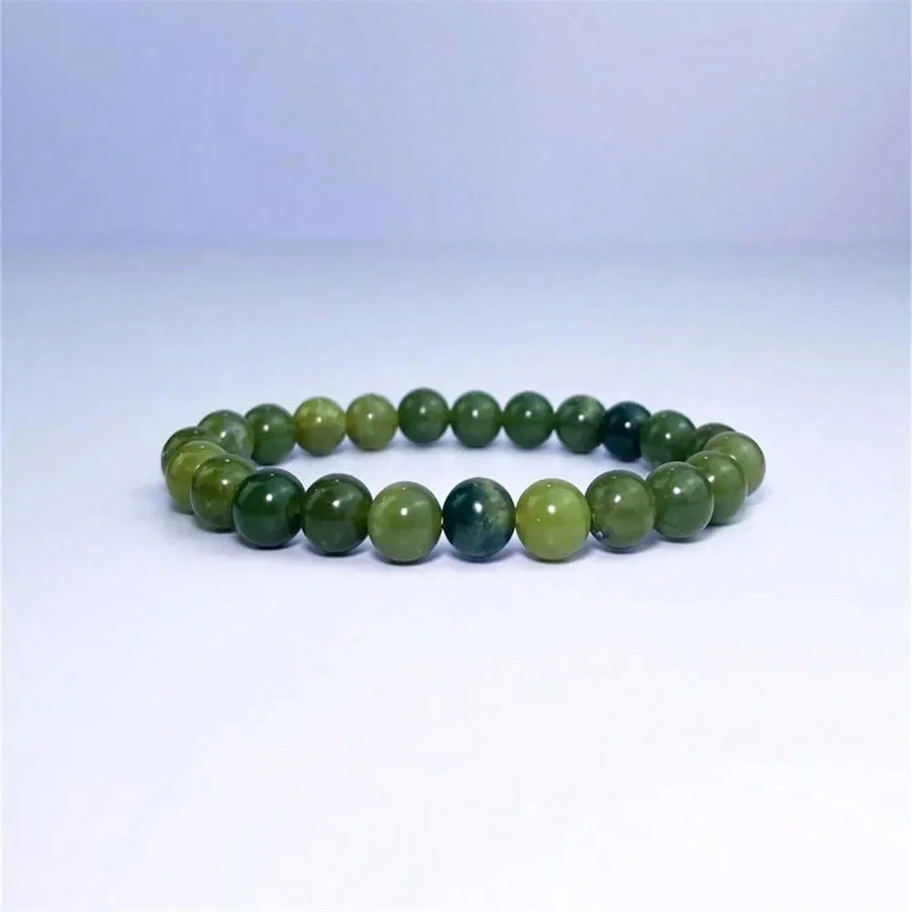 luckacco 1pc fashion natural blood stone geometric bracelet men women summer lucky braclets boyfriend birthday gift father's day gifi