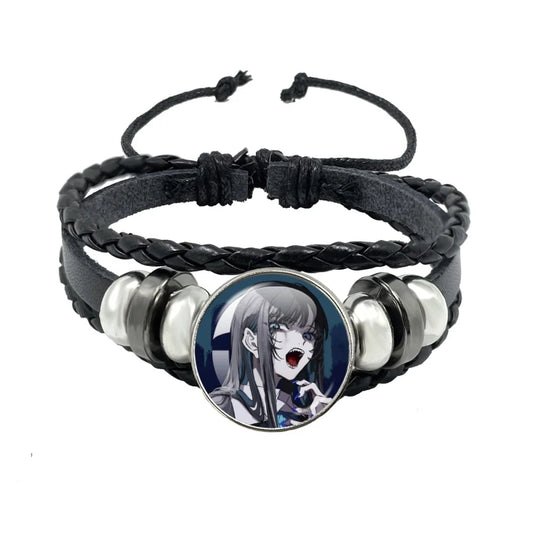 Luckacco I Love Ado Bracelets Ado Kyogen X Uta Glass Bracelets Art Multilayer Braided Bracelets Bangles Jewelry Ornament Accessories Fans