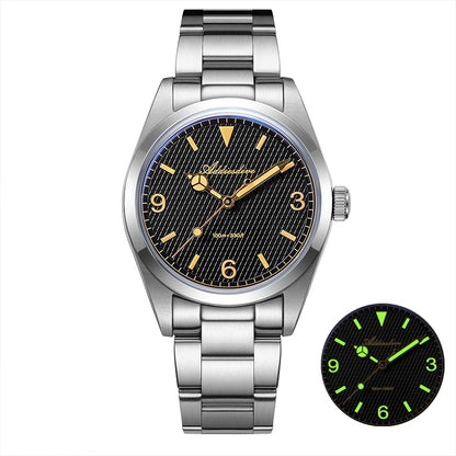Luckacco ADDIESDIVE Luxury Watch for Man Waterproof Stainless Steel BGW9 Luminous 36mm Vintage Quartz Watches AD2096 Relojes Para Hombres