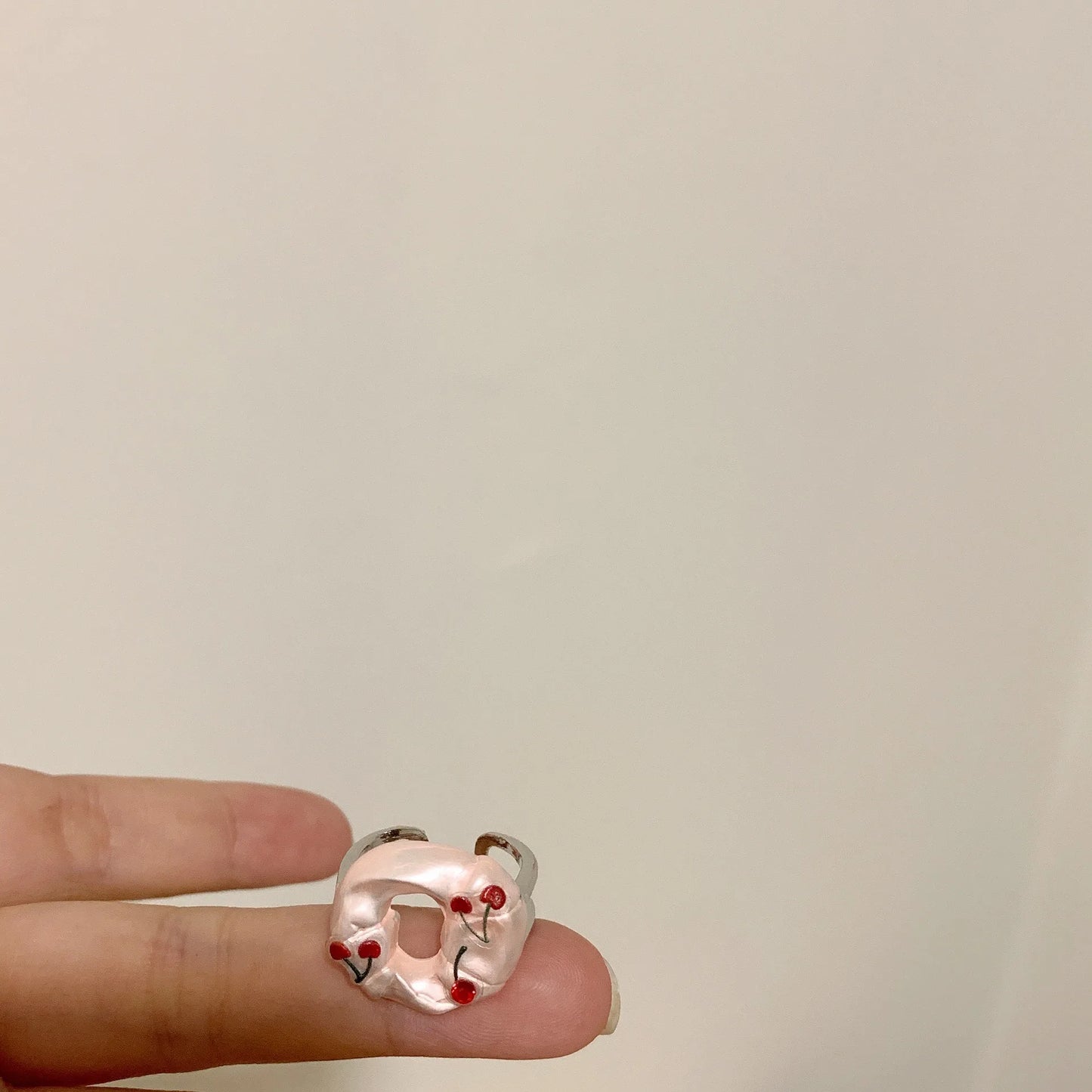 luckacco fashion enamel drop oil y2k crystal butterfly open ring for women engagement party gift temperament jewelry 2025 new