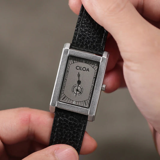 Luckacco Tank square luxury brands watches for man quartz vintage watch men's automatic movement  mechanical male gifts men wristwatches