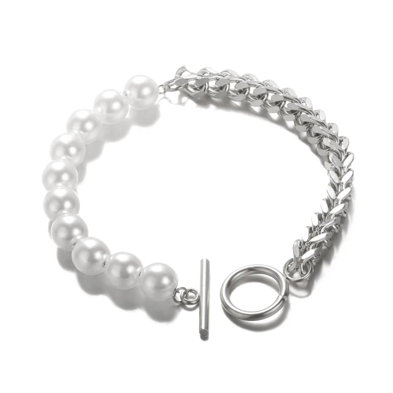 luckacco elegant zircon flowers bracelet for women girls charm gold color stainless steel plant bracelets luxury designer jewelry gifts