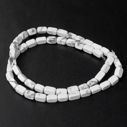 Luckacco 4x6mm Rectangle Stone Beads Natural Aventurine Square Shape Crystal Loose Beads For Jewelry Making DIY Charm Bracelet Necklace