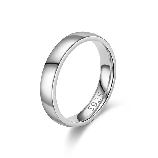 Luckacco Gold Plated Ring Colour Fashion Women's Simple Couple's Wedding Ring Engagement Jewellery Gift