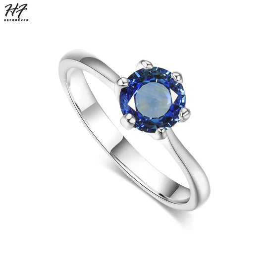 Luckacco Engagement Rings For Women Bride Crystal Silver Gold Color Wedding Rings Accessories Jewelry Korean Fashion Jewelry R014