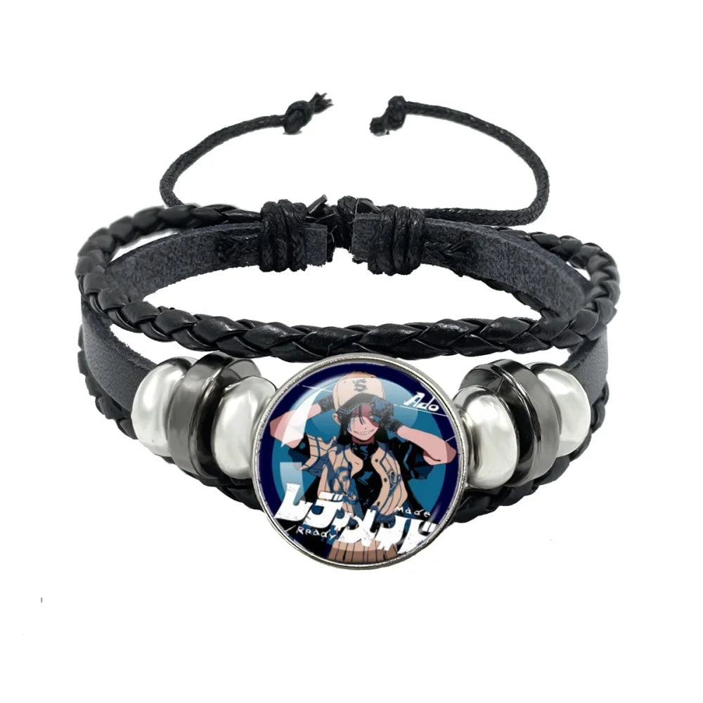 luckacco i love ado bracelets ado kyogen x uta glass bracelets art multilayer braided bracelets bangles jewelry ornament accessories fans