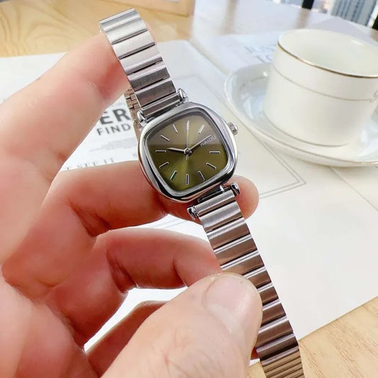 Luckacco Brand Women Quartz Watch Adjustable Stainless Steel Strap Luxury Gift Ladies Wristwatch  Clock Relojes Para Mujer