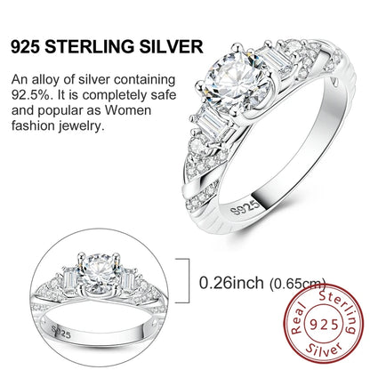 Luckacco New 925 Sterling Silver Rings Gold Heart Bow Adjustable Open Closed Ring Suitable for Women Stacking Ring Fashion Jewelry Gift
