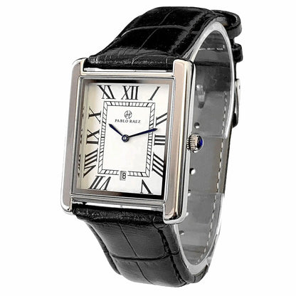 Luckacco Men Watch Business Retro Classical Calendar Light Luxury Brand Belt Waterproof Male Fashion Quartz Clock Watches Gift
