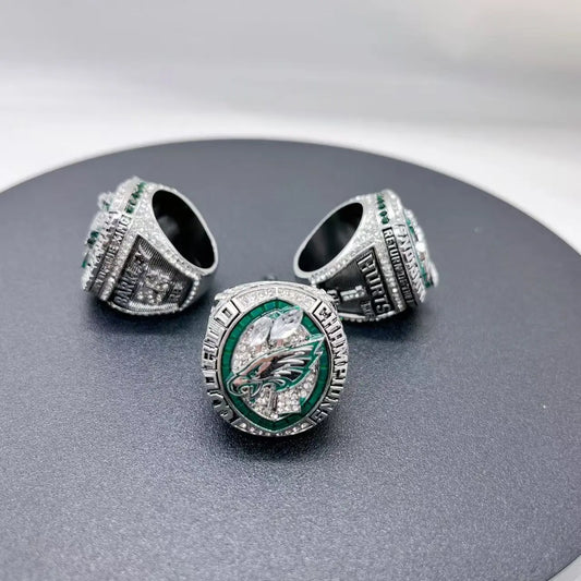 Luckacco 2025 Rugby Championship Ring Fan Commemorative Ring Fashion Jewellery Gift