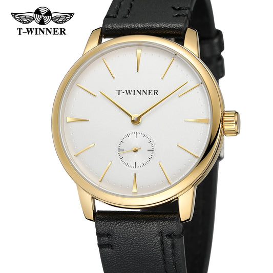Luckacco WINNER Official Original Replica Watch Thin Mechanical Watches for men Waterproof Elegant Fashion Classics wristwatch Clock