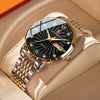 Luckacco POEDAGAR Luxury Brand Man Watch Waterproof Luminous Date Week Men's Quartz Wristwatch Stainless Steel Fashion Sports Men Watches