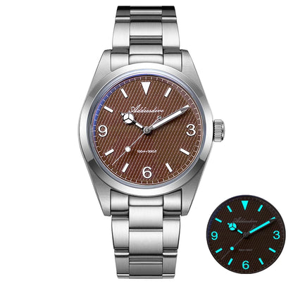 Luckacco ADDIESDIVE Luxury Watch for Man Waterproof Stainless Steel BGW9 Luminous 36mm Vintage Quartz Watches AD2096 Relojes Para Hombres