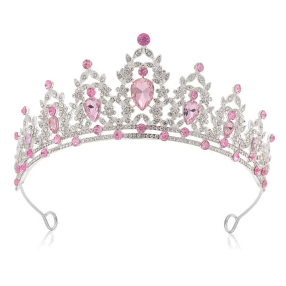 Luckacco Bridal Headwear Green-Colour Women's Fashion Party Crown Girl Performance Tiaras