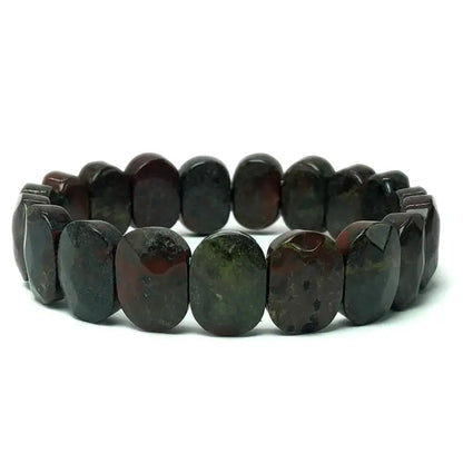 Luckacco Natural 10x15mm faceted flashing Stone beads Bracelets Handmade Reiki Healing Meditation Bangles Elastic Rope Couple Jewelry