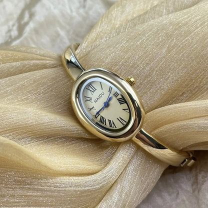 Luckacco Famous Brand Bracelet Watch Stainless Steel Strap Gold Watch Fashion Small Dial Ladies Girl Gift Wristwatches Relojes Para Mujer
