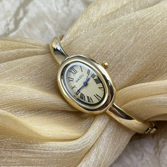 Luckacco Famous Brand Bracelet Watch Stainless Steel Strap Gold Watch Fashion Small Dial Ladies Girl Gift Wristwatches Relojes Para Mujer