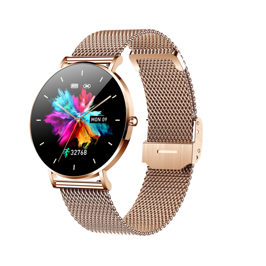 Luckacco Newest T8 Lady ultra thin AMOLED Screen smart watch Blood Oxygen sport smart band reloj inteligente Women smart watch