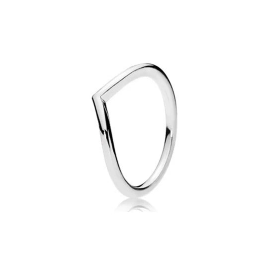 Luckacco 100% fashionable 925 sterling silver original heart-shaped water drop butterfly zircon charming ring for women's wedding jewelry