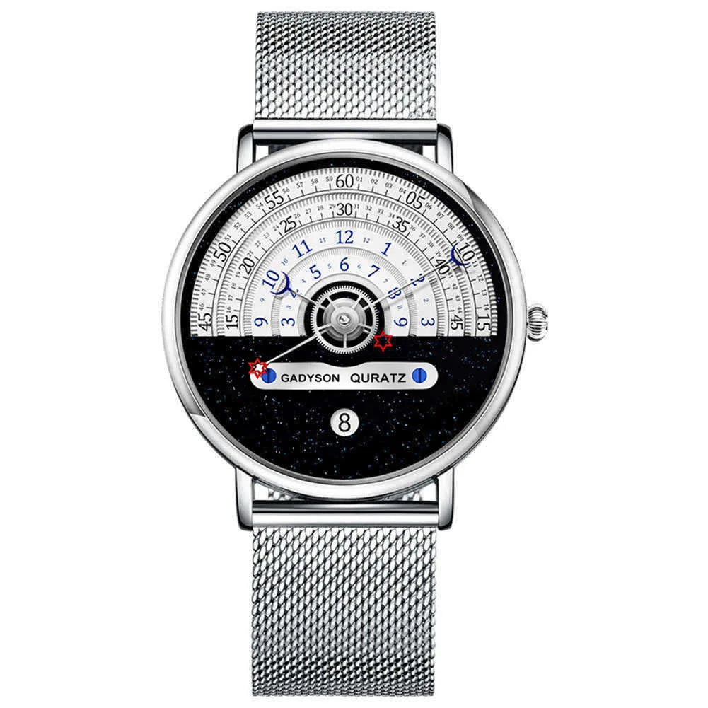 luckacco men's starry sky creativity calendar watches casual sport watch for men quartz wristwatch relogio masculino