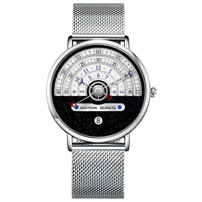 Luckacco Men's Starry sky Creativity Calendar Watches Casual Sport Watch For Men Quartz WristWatch Relogio Masculino