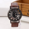 Luckacco Fashionable casual men's watch hollow out strap watch not mechanical expression couple table model undertakes to men and women