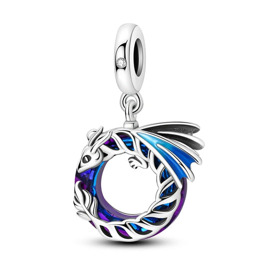 Luckacco 925 Sterling Silver Golden Charms Easter Can Be Opened Eggs Bead Rabbit Pendants Fit Original Bracelet DIY Jewelry Gift