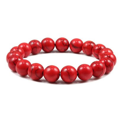 Luckacco 10mm Tiger Eye Natural Stone Beads Bracelet 3 Size Buddha Lava Round Beads Elasticity Rope Bracelets for Men Yoga Handmade Jewel