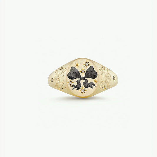 Luckacco 2025 New Finger Ring Copper Gold Color Plated Metal Tarot Enamel Stainless Steel Rings for Women Jewelry