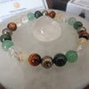 Luckacco Abundance bracelet clear quartz citrine tiger eye stone pyrite moss agate green aventurine bohemian healing jewelry bracelet