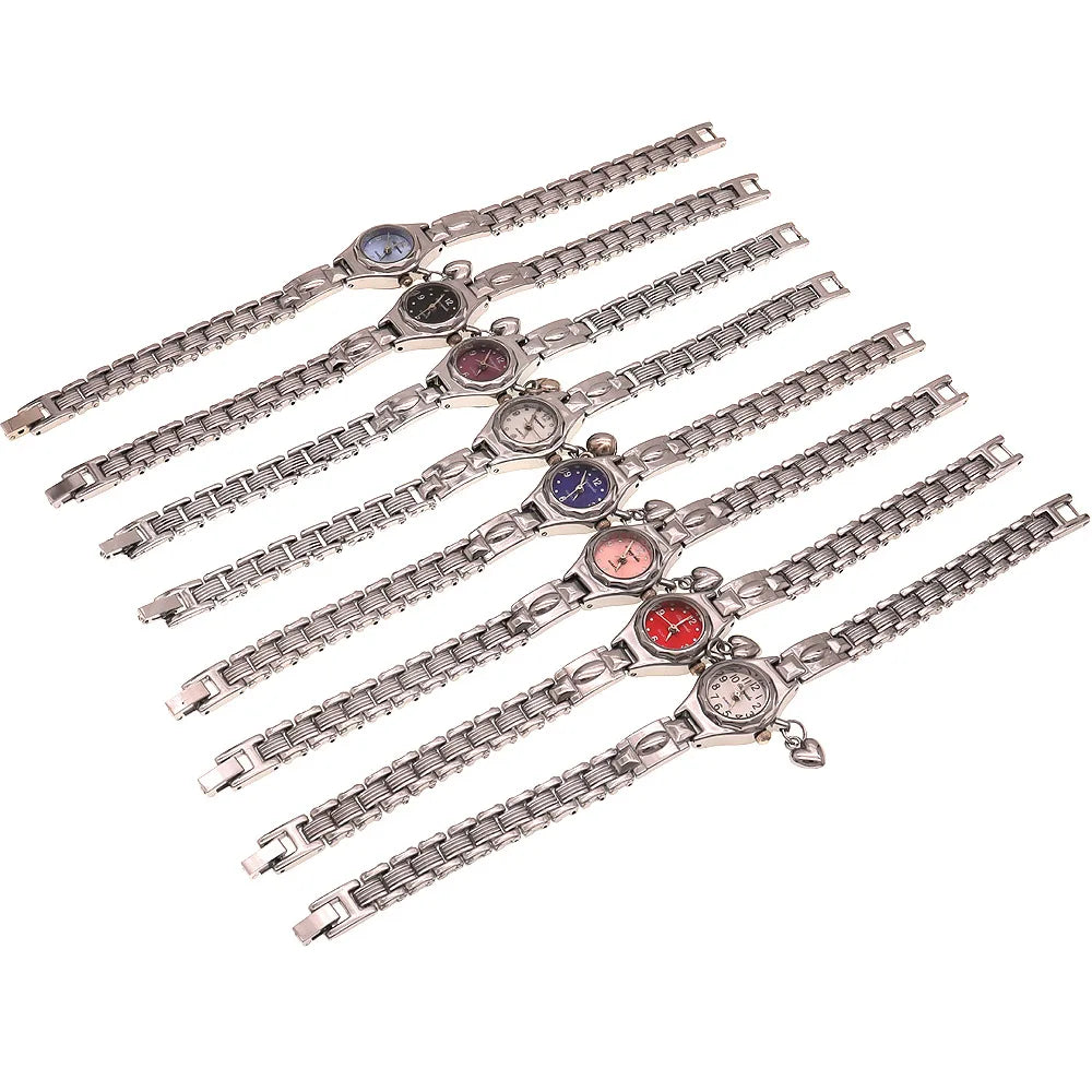 luckacco cute women's bracelet, ultra slimvintage wrist, analog quartz bangle, elegant dress watch mini watch dropshipping